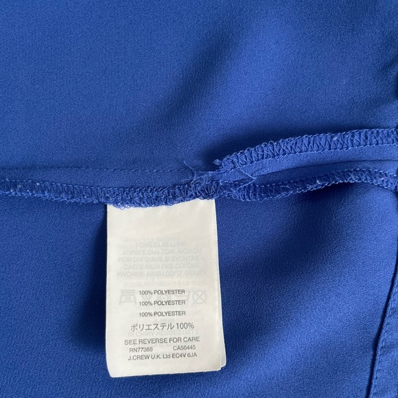 J crew Sleeveless Blouse Top with small ruffle detail Size: 4 - Picture 10 of 12